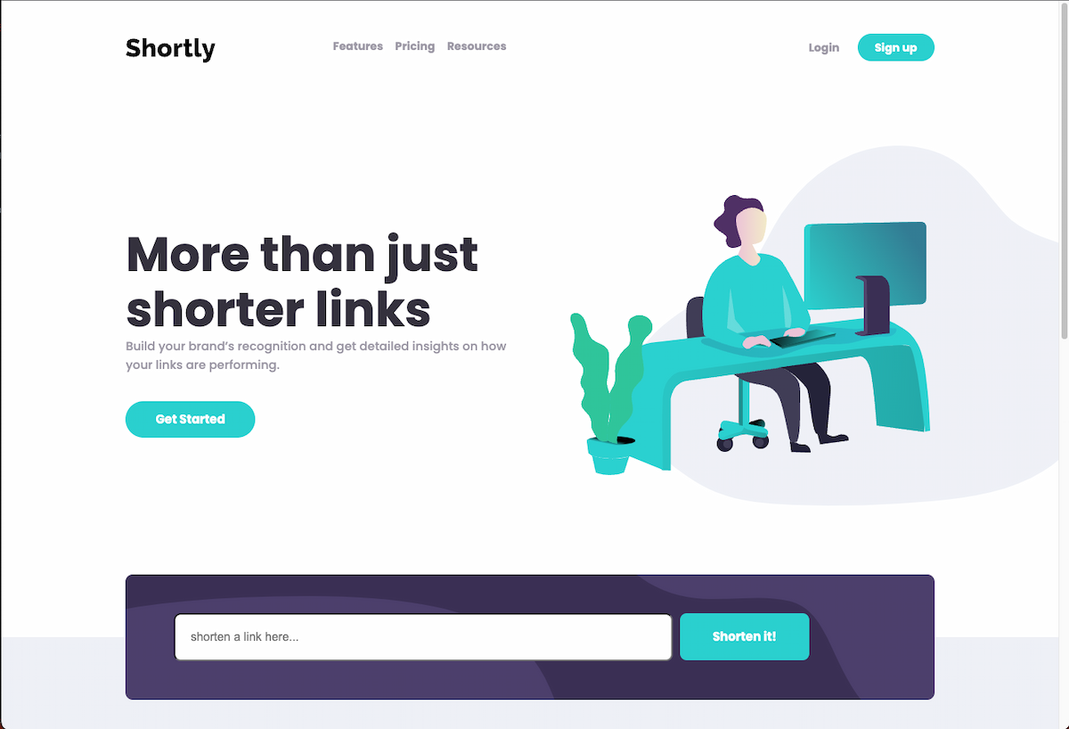 Shortly Link shortner app
